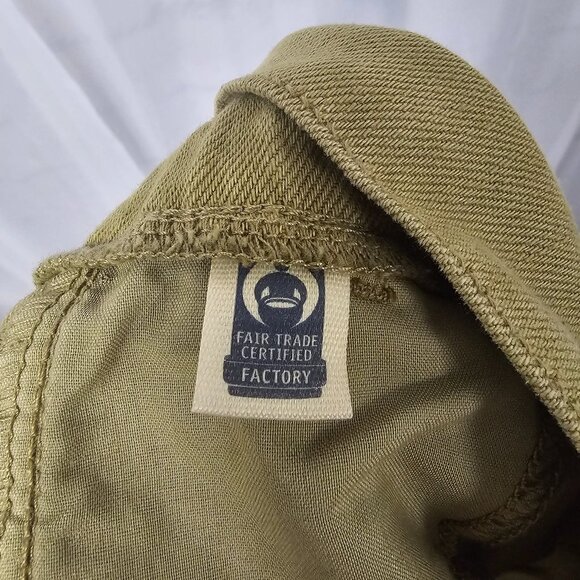 Universal Thread Olive Canvas Drawstring Pants Wide Leg Boho Comfy 36 - Picture 12 of 13